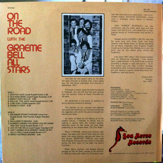 Graeme Bell All Stars : On The Road (LP, Album)