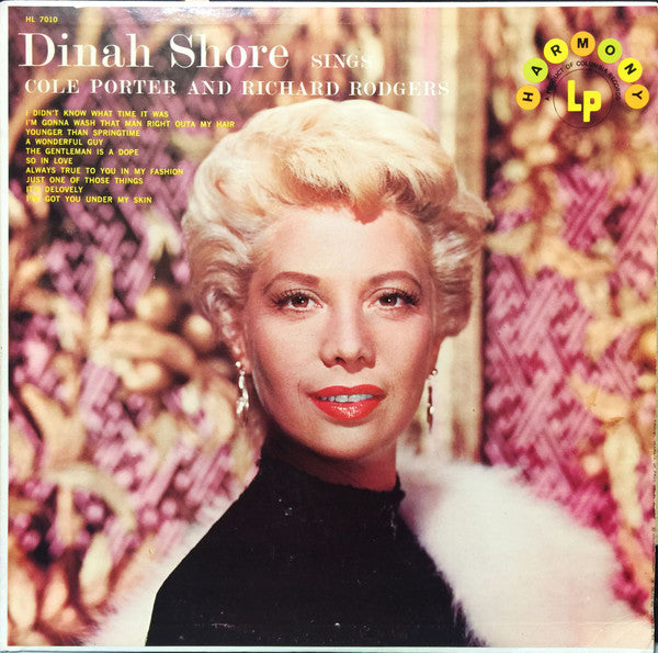 Dinah Shore : Sings Cole Porter And Richard Rodgers (LP, Mono)
