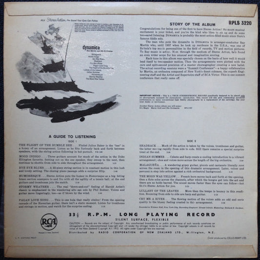 Ray Martin And His Orchestra : Dynamica (LP, Album)