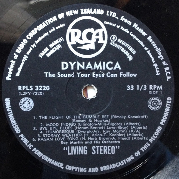 Ray Martin And His Orchestra : Dynamica (LP, Album)