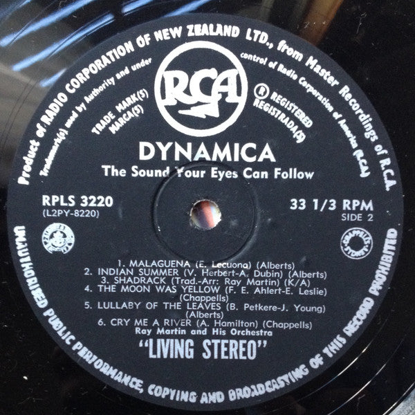 Ray Martin And His Orchestra : Dynamica (LP, Album)