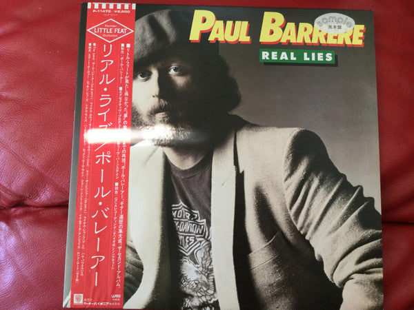 Paul Barrere : Real Lies (LP, Album, Promo)