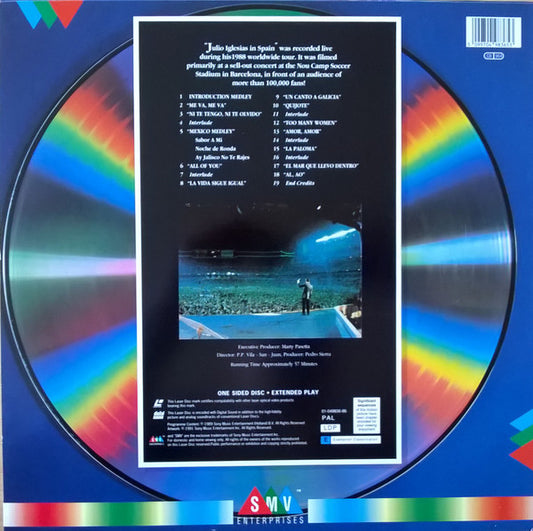Julio Iglesias : In Spain (Laserdisc, 12", S/Sided, Album, PAL)