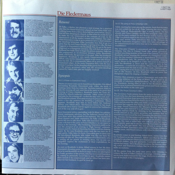 Joan Sutherland, Richard Bonynge : Die Fledermaus - The Australian Opera (2xLP, Album, Box + Box)