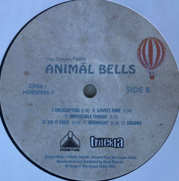 The Crayon Fields : Animal Bells (LP, Album)