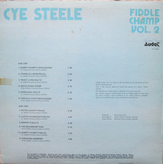 Cye Steele : Fiddle Champ Vol. 2 (LP)