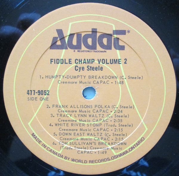 Cye Steele : Fiddle Champ Vol. 2 (LP)