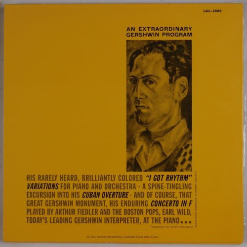 George Gershwin, Boston Pops Orchestra / Arthur Fiedler, Earl Wild : Concerto In F / Cuban Overture / "I Got Rhythm" Variations (LP, RE, RM, 180)