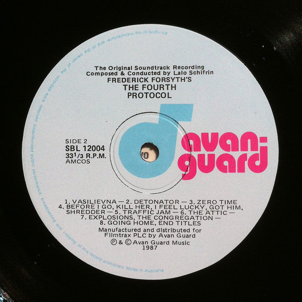 Lalo Schifrin : Frederick Forsyth's The Fourth Protocol (LP, Album)