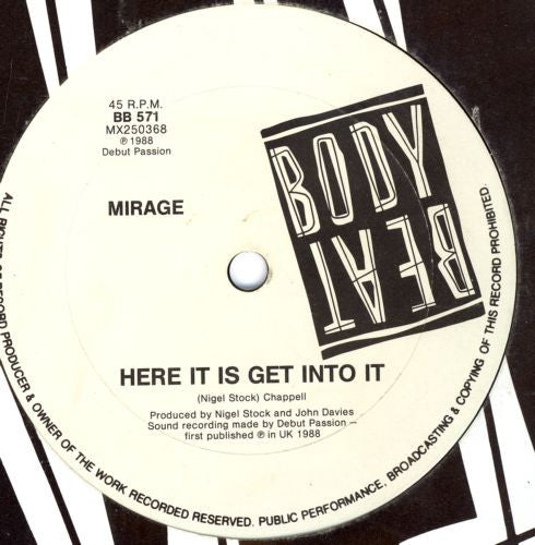 Mirage (12) : Jack Mix IV (12")