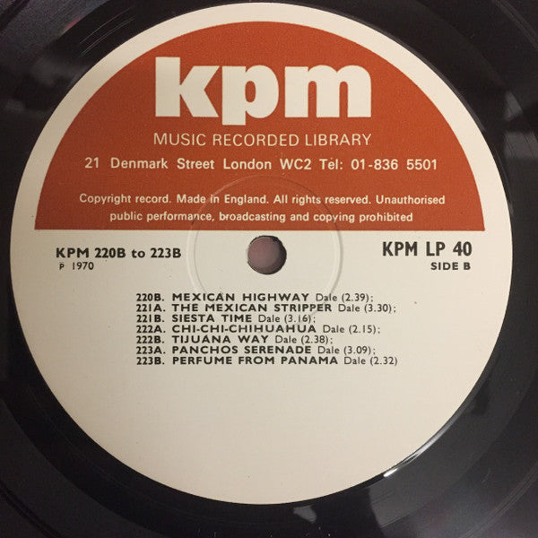 Various : KPM 217A-223B (LP)
