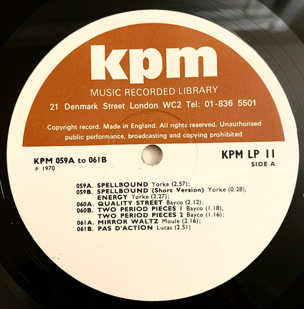 Various : KPM 059A-064B (LP)