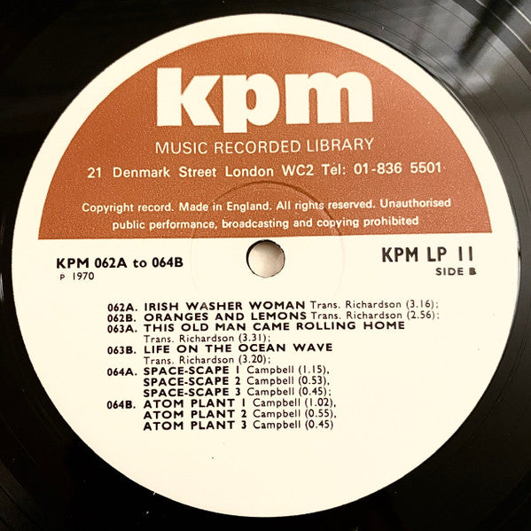 Various : KPM 059A-064B (LP)