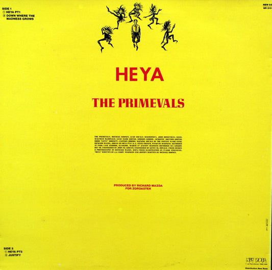 The Primevals : Heya (12", EP)