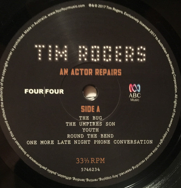 Tim Rogers (2) : An Actor Repairs (LP, Album)