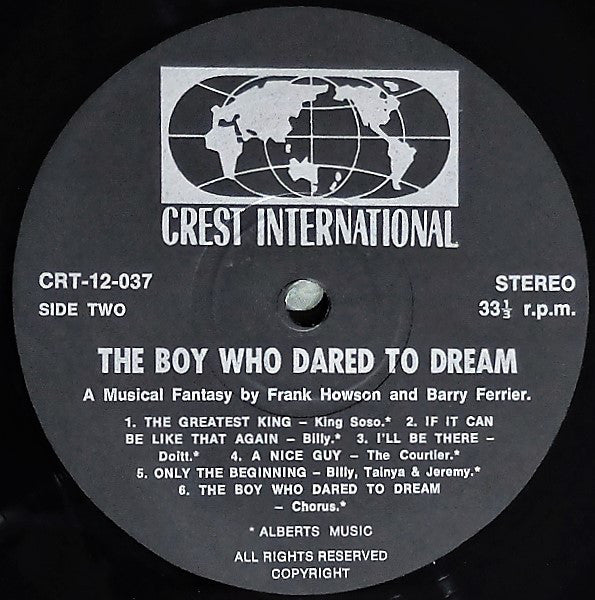Various : The Boy Who Dared To Dream (LP, Gat)
