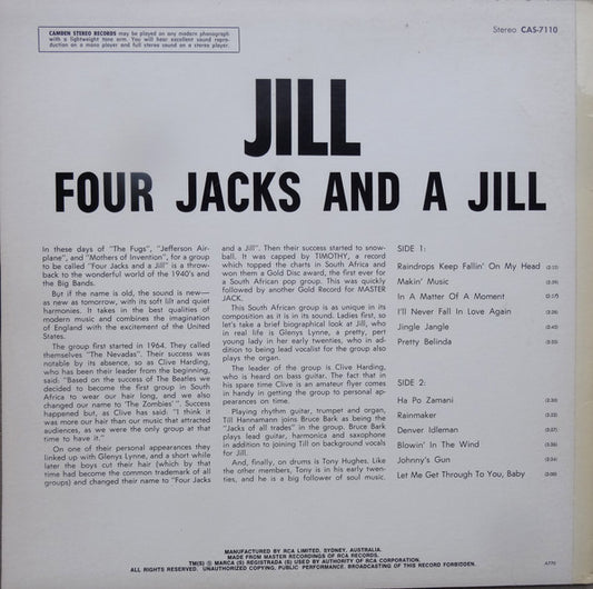 Four Jacks And A Jill : Jill (LP, Album)