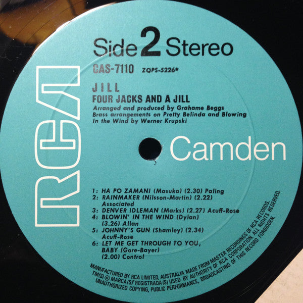 Four Jacks And A Jill : Jill (LP, Album)