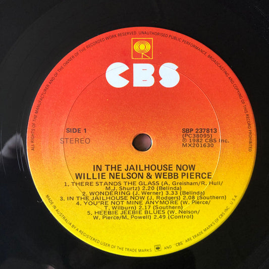 Willie Nelson & Webb Pierce : In The Jailhouse Now (LP, Album)