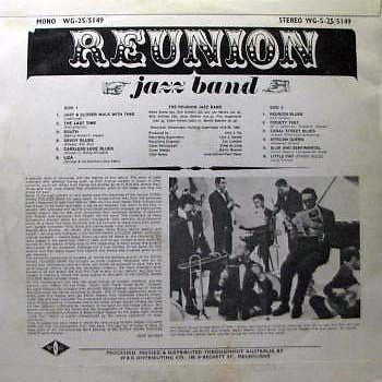 The Reunion Jazz Band : Reunion Jazz Band (LP, Album)