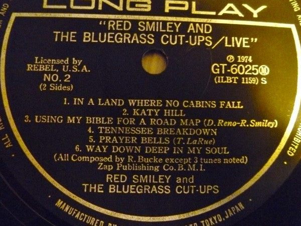 Red Smiley And The Bluegrass Cut-Ups* : Live (LP, Album)