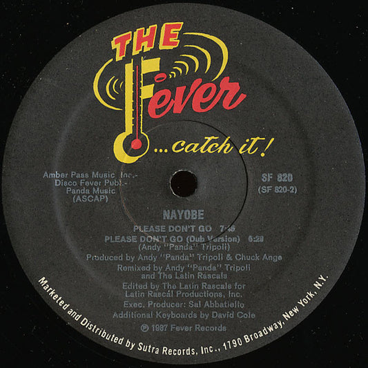Nayobe : Guess I Fell In Love (12")