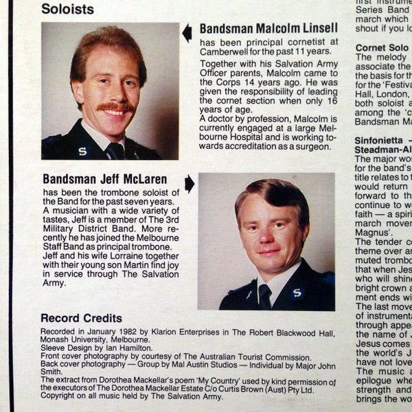 Camberwell Salvation Army Citadel Band : Australian Snapshots (LP, Album)