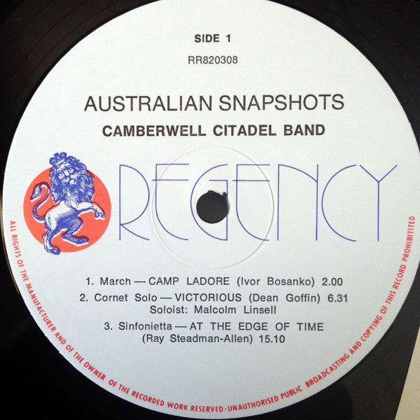 Camberwell Salvation Army Citadel Band : Australian Snapshots (LP, Album)
