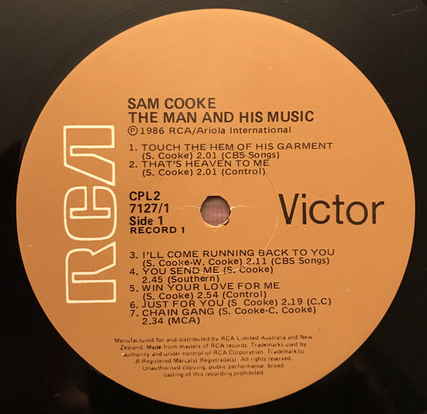 Sam Cooke : The Man And His Music (2xLP, Comp, Bro)