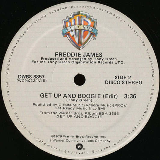 Freddie James : Get Up And Boogie (12")