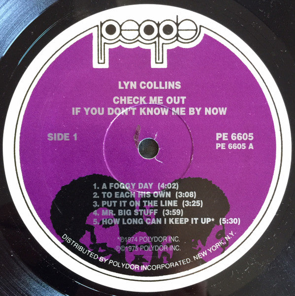 Lyn Collins : Check Me Out If You Don't Know Me By Now (LP, Album, RE)