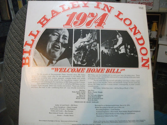 Bill Haley And His Comets : Live In London '74 (LP)