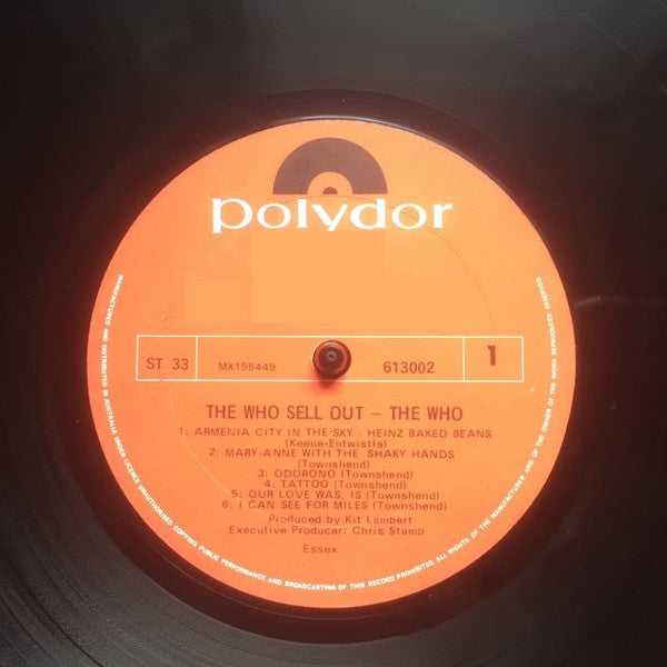 The Who : The Who Sell Out (LP, Album, RP)