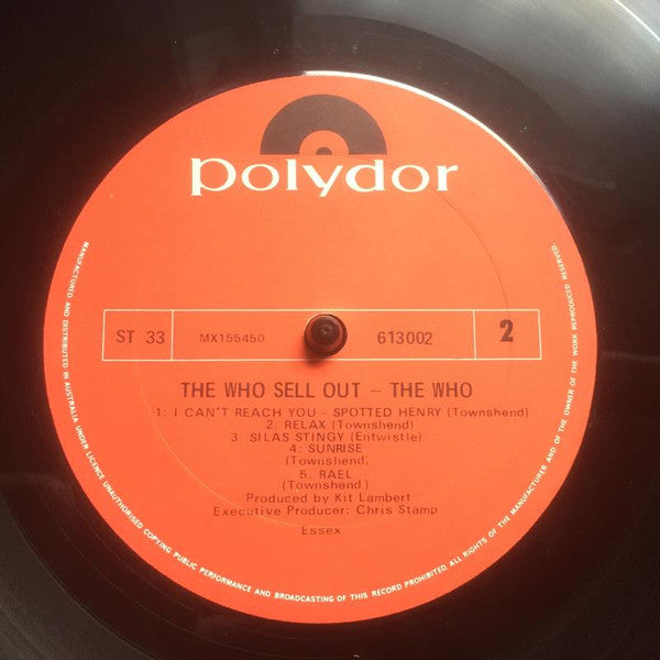 The Who : The Who Sell Out (LP, Album, RP)