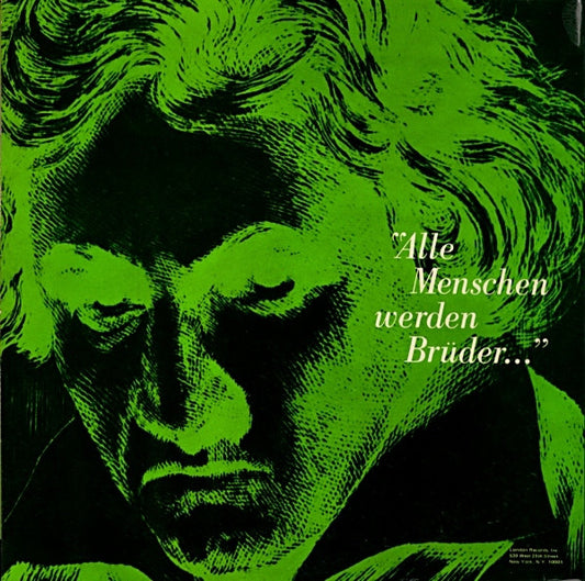 Ludwig van Beethoven - Leopold Stokowski Conducting London Symphony Orchestra And London Symphony Chorus : Symphony No. 9 ("Choral") (LP, Gat)