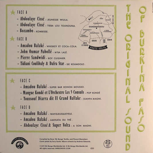 Various : The Original Sound Of Burkina Faso (2xLP, Comp)