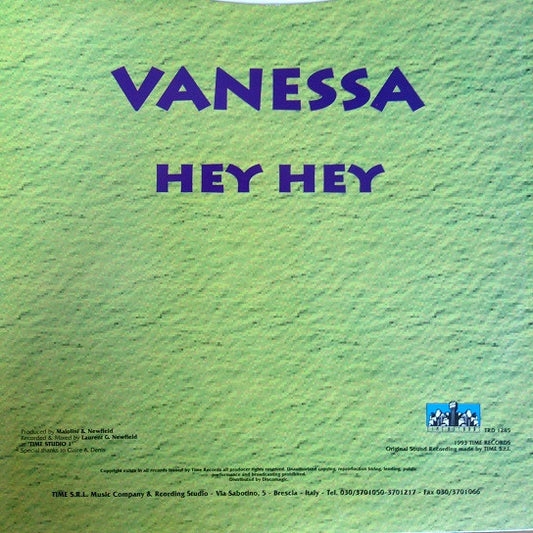 Vanessa : Hey Hey (12")
