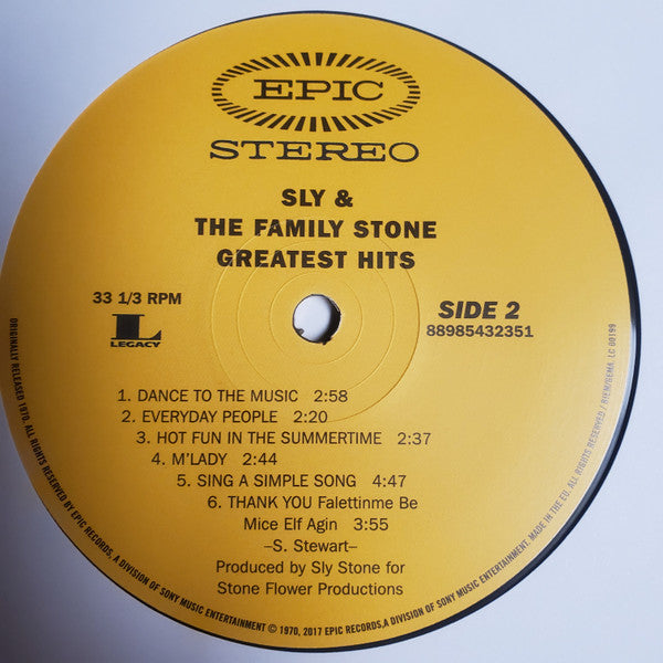 Sly & The Family Stone : Greatest Hits (LP, Comp)