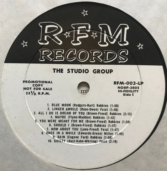 The Studio Group (3) : Music For All Hours! (A Programming Aid For Broadcasters) (LP, Promo)