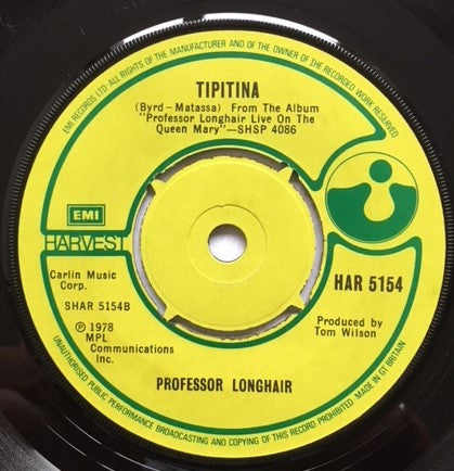 Professor Longhair : Mess Around (7", Single)