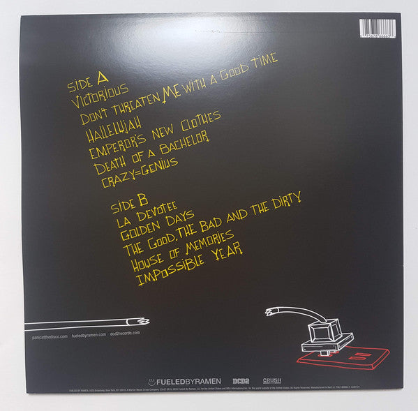 Panic! At The Disco : Death Of A Bachelor (LP, Album)