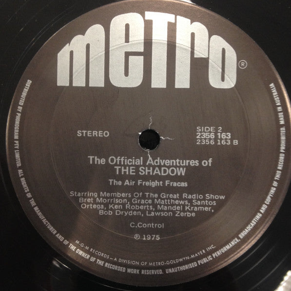 The Shadow Radio Program : The Official Adventures Of The Shadow (LP, Album)