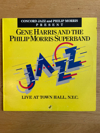 Gene Harris And The Philip Morris Superband : Live At Town Hall, N.Y.C. (LP, Album)