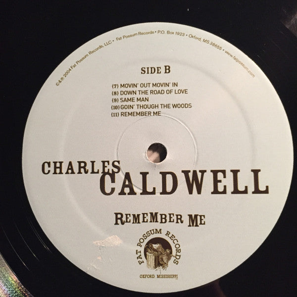 Charles Caldwell : Remember Me (LP, Album, RE)