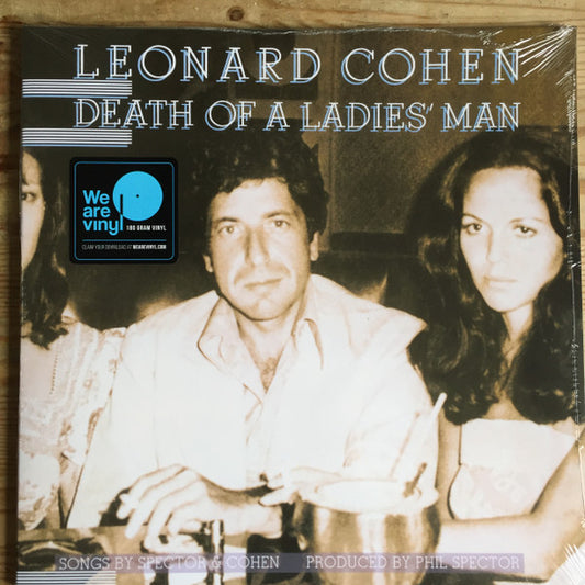 Leonard Cohen : Death Of A Ladies' Man (LP, Album, RE, 180)