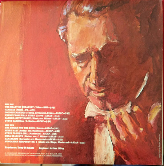 Mantovani And His Orchestra : Gypsy Soul (LP, Album, Gat)