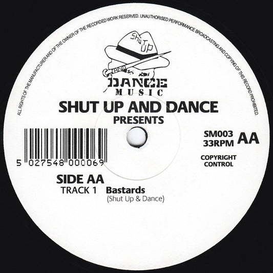 Shut Up & Dance : Coca Cola (Remix) / Bastards (12", S/Sided)
