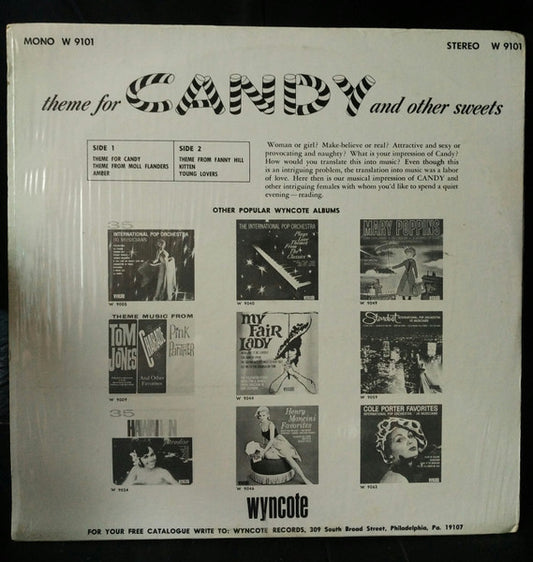 The Wyncote Orchestra : Theme For Candy And Other Sweets (LP)