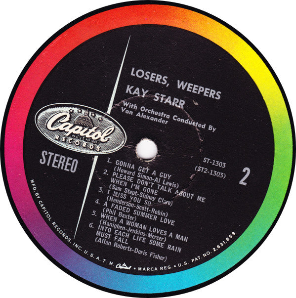 Kay Starr : Losers, Weepers (LP, Album)