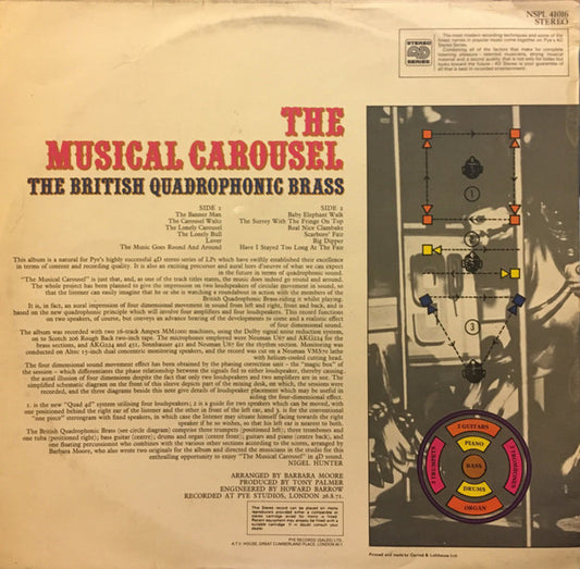 The British Quadrophonic Brass : The Musical Carousel (LP, Album)